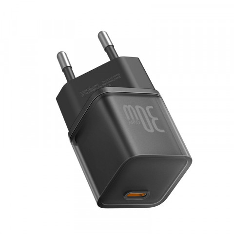 Ładowarka Baseus GaN5S 1C 30W EU (cluster black) - Galeria zdjęcie 2