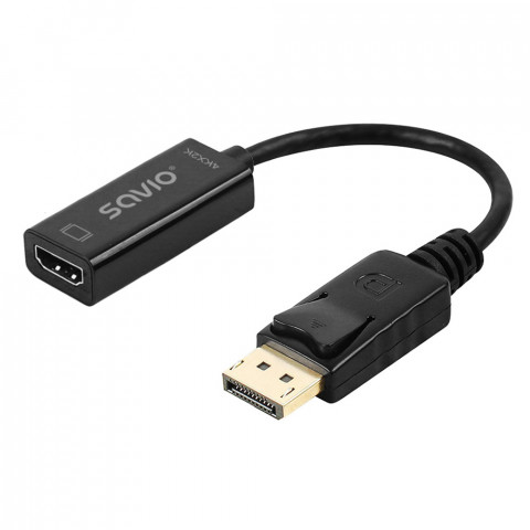 SAVIO ADAPTER DISPLAYPORT (M) – HDMI (F) 4K, AK-62 - Galeria zdjęcie 2