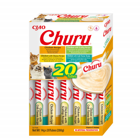 INABA Churu Variety box Kurczak - przysmak dla kota - 20x14 g - Galeria zdjęcie 1