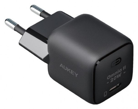 AUKEY ŁADOWARKA SIECIOWA GAN, USB-C, 20W - Galeria zdjęcie 1