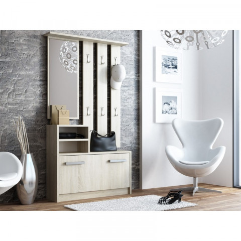 GARDEROBA-SZAFKA, LUSTRO, WIESZAK / SONOMA GS1 - Galeria zdjęcie 3