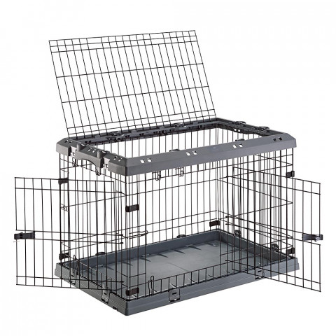 FERPLAST Superior 90 - klatka dla psów - 92 x 58,5 x 62,5 cm - Galeria zdjęcie 8