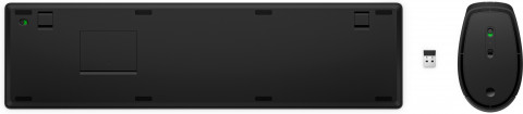 Zestaw klawiatura + mysz HP 650 Wireless Keyboard and Mouse Combo bezprzewodowe czarne 4R013AA - Galeria zdjęcie 2