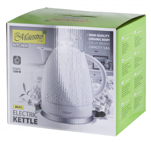 Czajnik elektryczny ceramiczny MAESTRO MR-073 - Galeria zdjęcie 7
