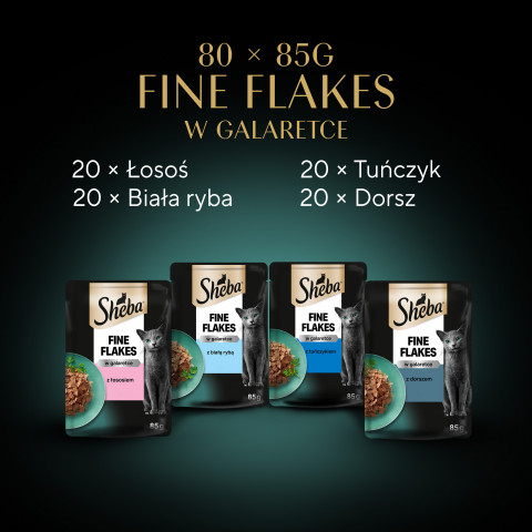 Sheba Delicacy Rybne Smaki w galaretce 80x85g - Galeria zdjęcie 14