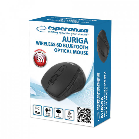 ESPERANZA MYSZ BLUETOOTH 6D AURIGA CZARNA EM128K - Galeria zdjęcie 2