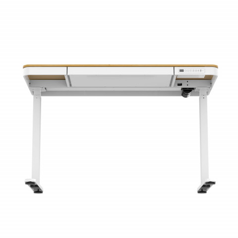 Biurko ACTIVEJET z elektryczną regulacją wysokości 140x70 ET119W-C biały/dąb - Galeria zdjęcie 7