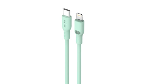 Kabel Havit Typ C-Lightning CB6281 1.0m (zielony) - Galeria zdjęcie 2