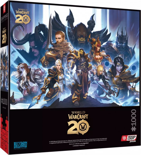 Puzzle Good Loot Gaming Puzzle: World of Warcraft 20th Anniversary 1000 elementów - Galeria zdjęcie 4