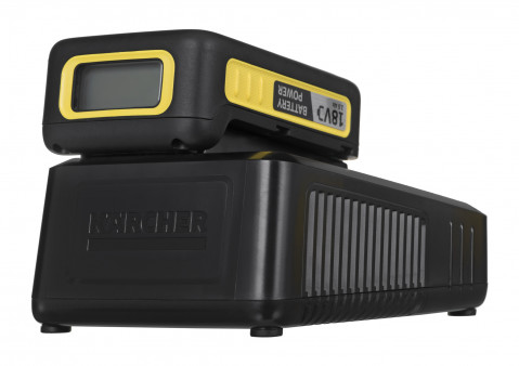 Szybka ładowarka + akumulator KARCHER 18V 2,5Ah - Galeria zdjęcie 1