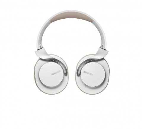 Shure SBH1DYWH1-EFS - Profesjonalne słuchawki bezprzewodowe AONIC 40 z systemem ANC (białe) - Galeria zdjęcie 4