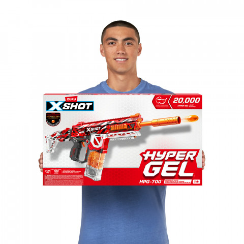Wyrzutnia Zuru X-Shot Hyper Gel HPG-70 + 20tys kulek żelowych + okulary - Galeria zdjęcie 11