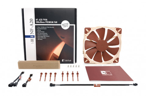 Wentylator NOCTUA 200x200x30 mm NF-A20 PWM - Galeria zdjęcie 5