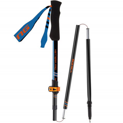 Kije Viking Kettera Pro Trekking 37-135 cm czarno/niebieskie - Galeria zdjęcie 2