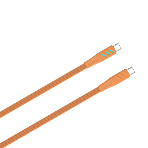 Kabel do ładowania Havit Typ C CB6254 pomarańczowy - Galeria zdjęcie 3