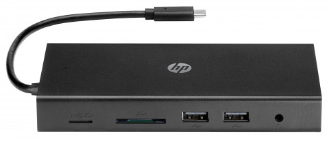 Stacja dokująca HP Travel USB-C Universal Multiport Hub czarna 1C1Y5AA - Galeria zdjęcie 1