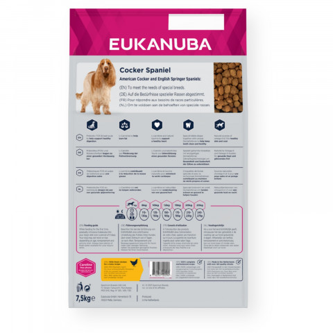 Eukanuba Breed Specific Cocker Spaniel Adult - sucha karma dla psa - 7,5 kg - Galeria zdjęcie 2