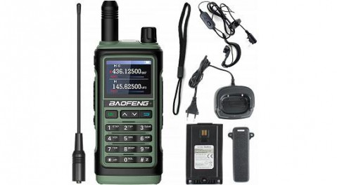 Krótkofalówka Baofeng UV-17E Zielona - Galeria zdjęcie 1