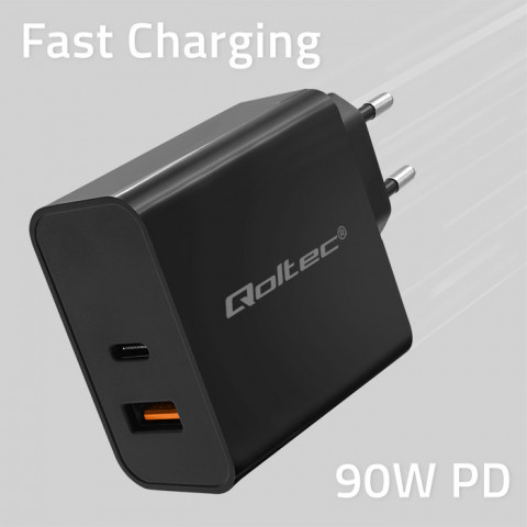 QOLTEC ŁADOWARKA SUPER QUICK PD | 1XUSB-C | 1XUSB - Galeria zdjęcie 4