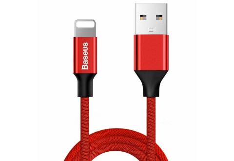 BASEUS YIVEN KABEL LIGHTNING 180 CM 2A - CZERWONY - Galeria zdjęcie 1