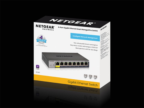 Switch Netgear GS108T-300PES 8p Managed Gigabit - Galeria zdjęcie 3