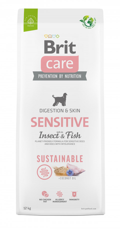 Brit Care Sustainable Sensitive Insect & Fish - sucha karma dla psa - 12 kg - Galeria zdjęcie 1