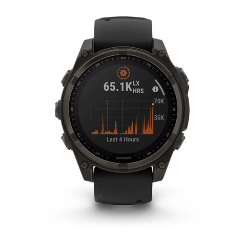 Zegarek Garmin Fenix 8 Solar Sapphire Titanium Carbon Grey - Galeria zdjęcie 2