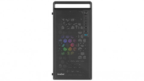 OBUDOWA AEROCOOL PGS CS-109-G-BK-v1 FRGB czarna - Galeria zdjęcie 2
