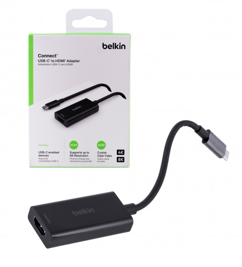 Adapter Belkin Connect USB-C to HDMI 2.1 Adapter (8K, 4K, HDR compatible) - Galeria zdjęcie 1