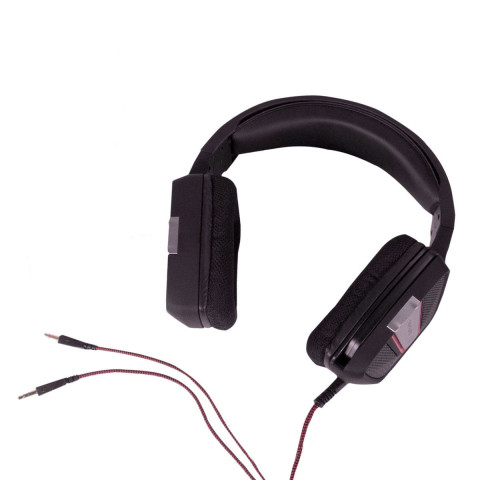 Słuchawki wokółuszne z mikrofonem Patriot Viper V330 Stereo Gaming (czarno-czerwony) - Galeria zdjęcie 4