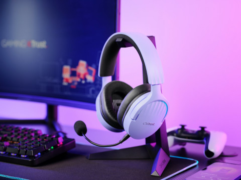 Słuchawki gamingowe Trust GXT 491P FAYZO WIRELESS Purple (25305) - Galeria zdjęcie 12