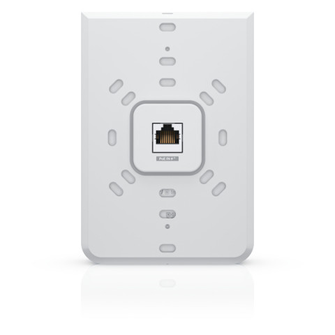 Acces Point Wi-Fi 6 Ubiquiti UniFi U6 In-Wall 2.4GHz(2x2)/5GHz(4x4)/6GHz(–) PoE+/PoE 4x1G 1x2,5G - Galeria zdjęcie 4