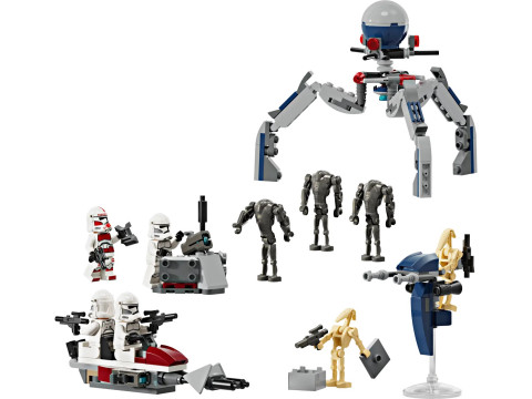 LEGO Star Wars 75372 Zestaw bitewny z żołnierzem armii klonów™ i droidem bojowym™ - Galeria zdjęcie 3
