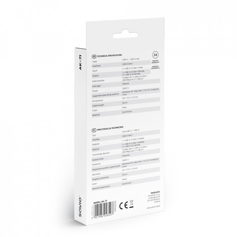 AK-71-08-USB-C-3-×-USB-A-20-1-×-USB-A 31-GEN-1-HUB-na-bialym-tle-box-tyl.jpg