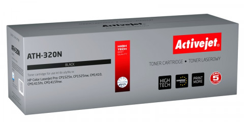 Activejet ATH-320N Toner do drukarki HP, Zamiennik HP 128A CE320A; Supreme; 2000 stron; czarny. - Galeria zdjęcie 1