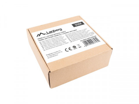 LANBERG KABEL HDMI M/M V2.1 30M 8K OPTYCZNY AOC - Galeria zdjęcie 2
