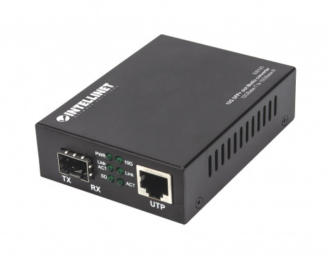 INTELLINET MEDIA KONWERTER 10GBASE-T NA 10GBASE-R, - Galeria zdjęcie 1