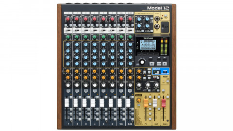 Tascam Model 12 - 10-kanałowy mikser z 12-ścieżkowym rejestratorem - Galeria zdjęcie 4