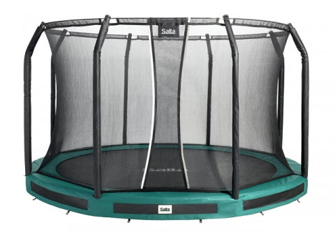 Trampolina Premium Ground Combo 251cm Zielona - Galeria zdjęcie 1