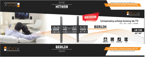 LIBOX UCHWYT DO TELEWIZORA BERLIN LB-120 | 37-70" - Galeria zdjęcie 3