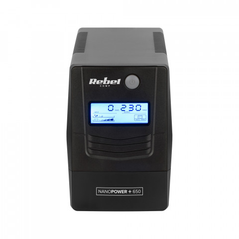 REBEL UPS NANOPOWER PLUS 1000 ( OFFLINE, 1000VA / - Galeria zdjęcie 3