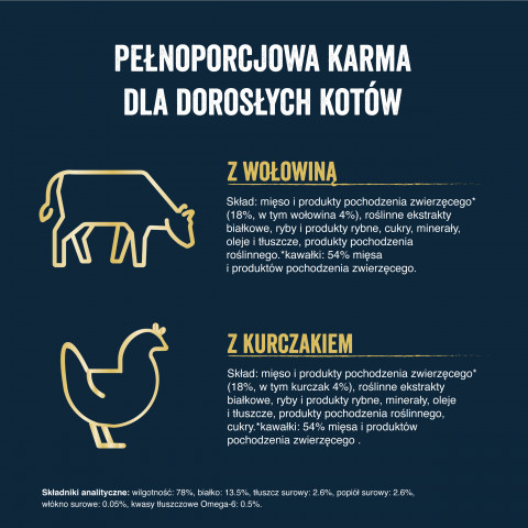 FELIX Tasty Shreds z wołowiną i kurczakiem - mokra karma dla kota - 4x 80g - Galeria zdjęcie 6