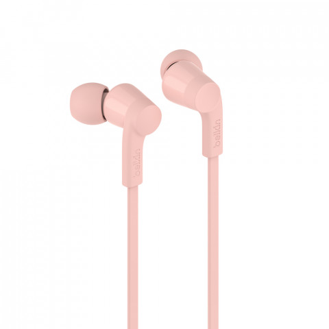 BELKIN SŁUCHAWKI PRZEWODOWE DOUSZNE USB-C, RÓŻOWE - Galeria zdjęcie 2