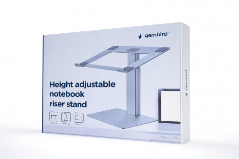 GEMBIRD PODSTAWKA POD NOTEBOOKA SREBRNA - Galeria zdjęcie 25