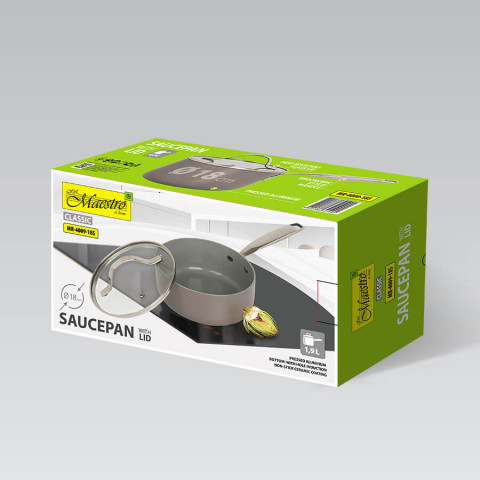 Rondel z pokrywką 18 cm 1,9L MAESTRO MR-4009-18S - Galeria zdjęcie 6