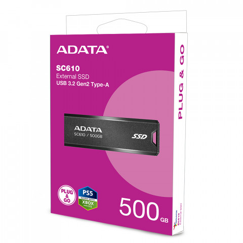 ADATA DYSK SSD SC610 500GB BLACK - Galeria zdjęcie 7