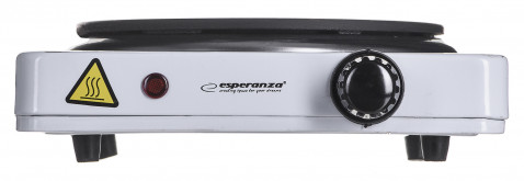 Kuchenka Elektryczna Esperanza PINATUBO EKH002W (jednopolowa 1500W biała) - Galeria zdjęcie 4