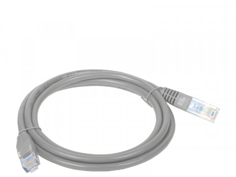 ALANTEC Patchcord UTP kat.5e 2.0m szary - Galeria zdjęcie 1
