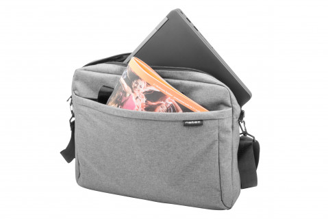 Natec torba na notebooka MUSTELA 15.6'' Szara - Galeria zdjęcie 9