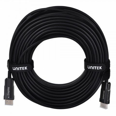 UNITEK KABEL OPTYCZNY HDMI 2.0 Active Optical Cable 4K 60HZ 25M - Galeria zdjęcie 1